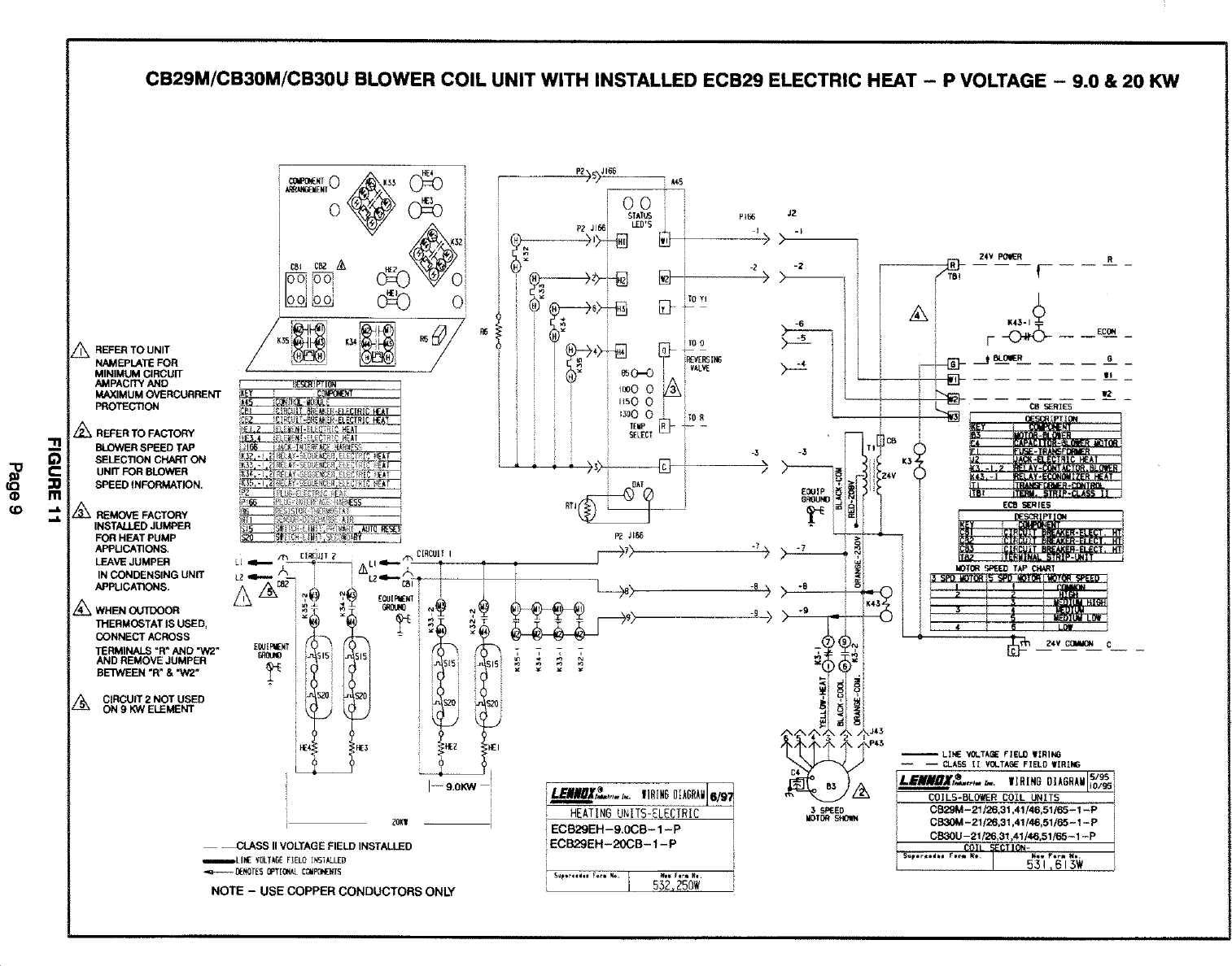 LENNOX Air Handler Auxiliary Heater Kit Manual L0805584  Wiring Diagram Lennox Air Conditioner    UserManual.wiki