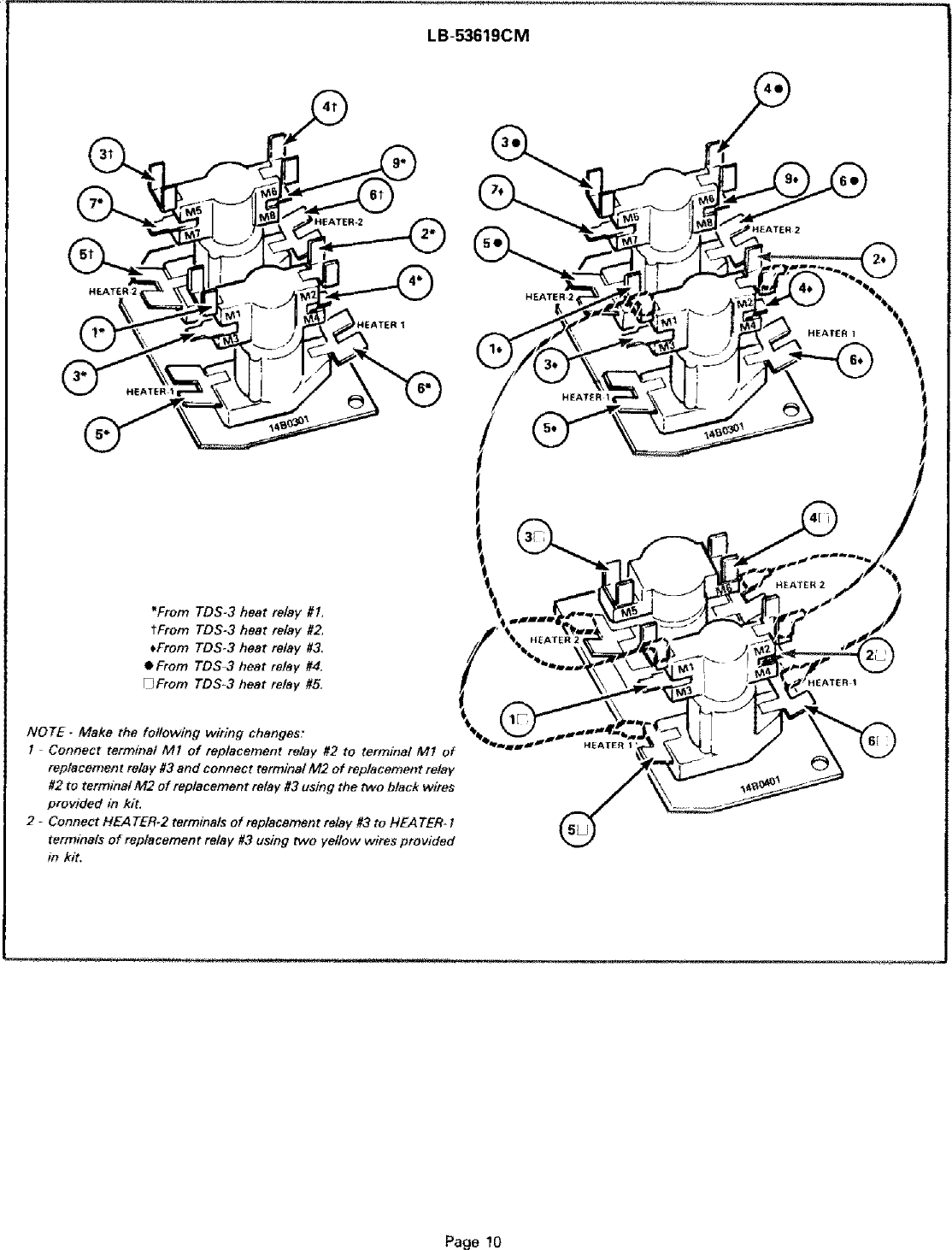 Page 10 of 11 - LENNOX  Air Handler Auxiliary Heater Kit Manual L0805593