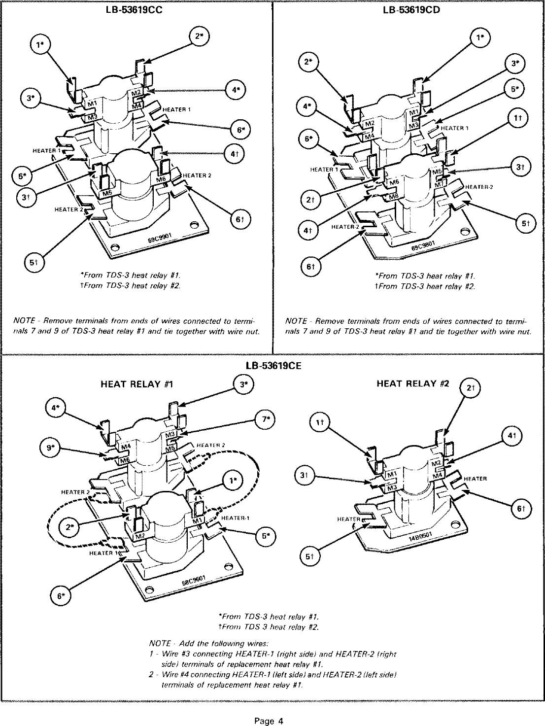 Page 4 of 11 - LENNOX  Air Handler Auxiliary Heater Kit Manual L0805593