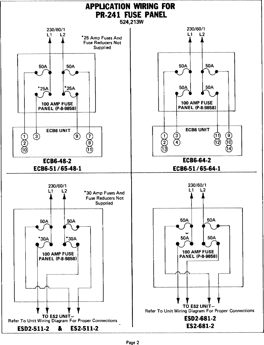 Page 2 of 4 - LENNOX  Air Handler Auxiliary Heater Kit Manual L0805596