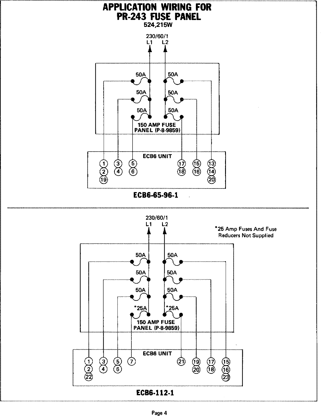 Page 4 of 4 - LENNOX  Air Handler Auxiliary Heater Kit Manual L0805596