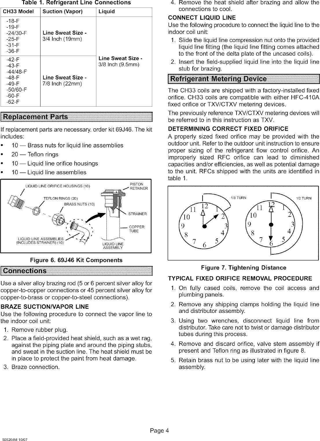 Page 4 of 8 - LENNOX  Evaporator Coils Manual L0806274