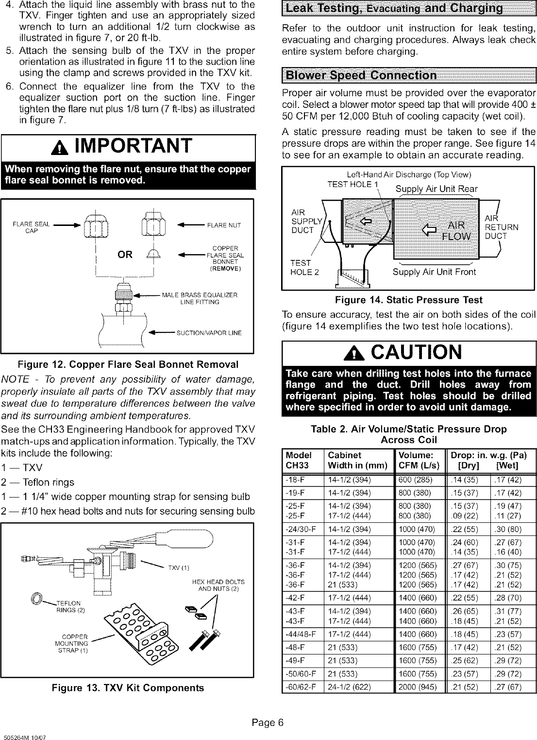 Page 6 of 8 - LENNOX  Evaporator Coils Manual L0806274