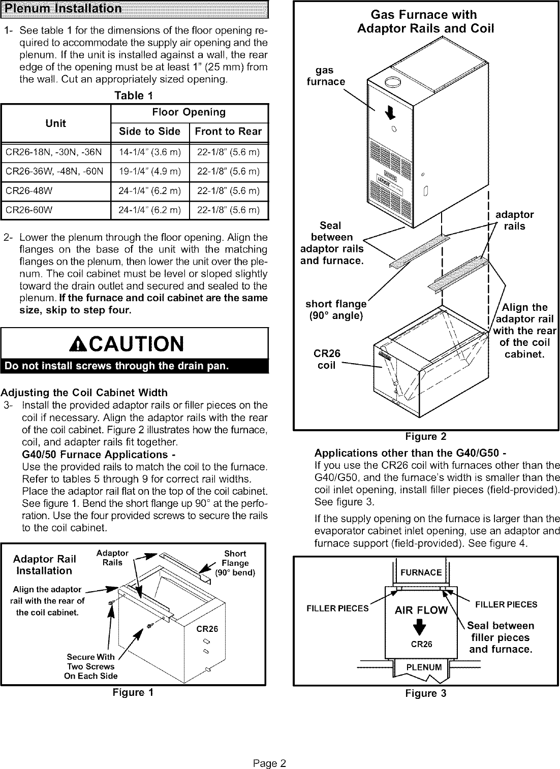 Page 2 of 8 - LENNOX  Evaporator Coils Manual L0806276