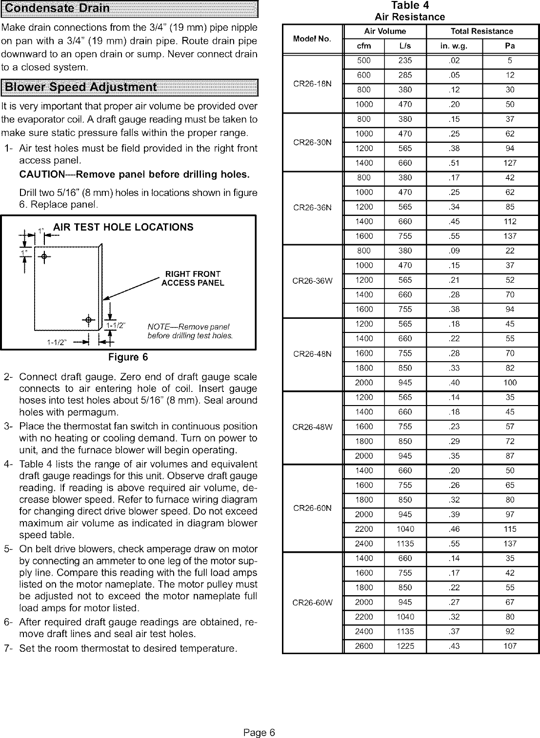 Page 6 of 8 - LENNOX  Evaporator Coils Manual L0806276