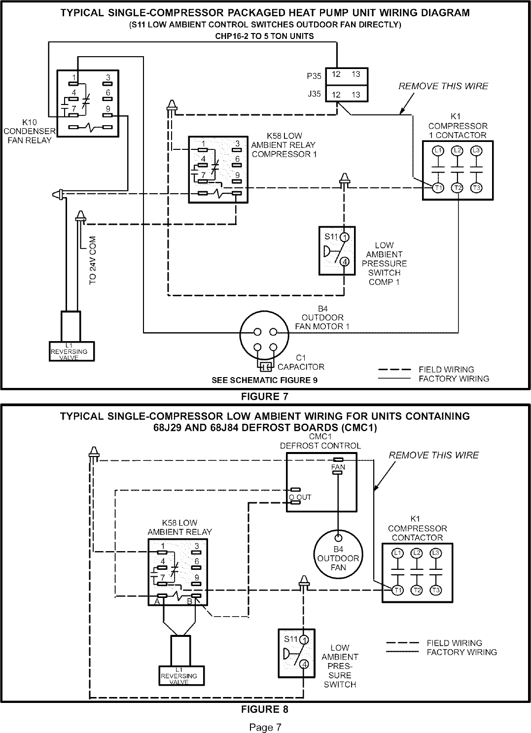 Low Ambient Control Wiring Diagram - Heat Pump Thermostat Wiring