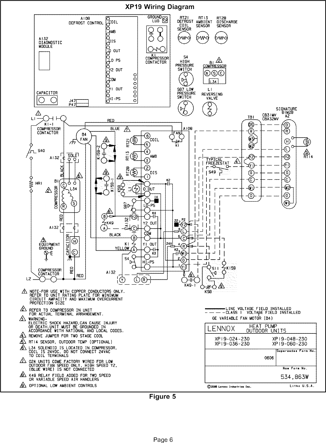 Page 6 of 6 - LENNOX  Controls And HVAC Accessories Manual L0806307