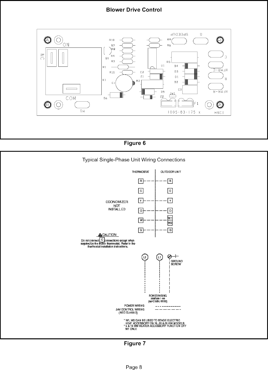 Page 8 of 12 - LENNOX  Package Units(both Units Combined) Manual L0806654