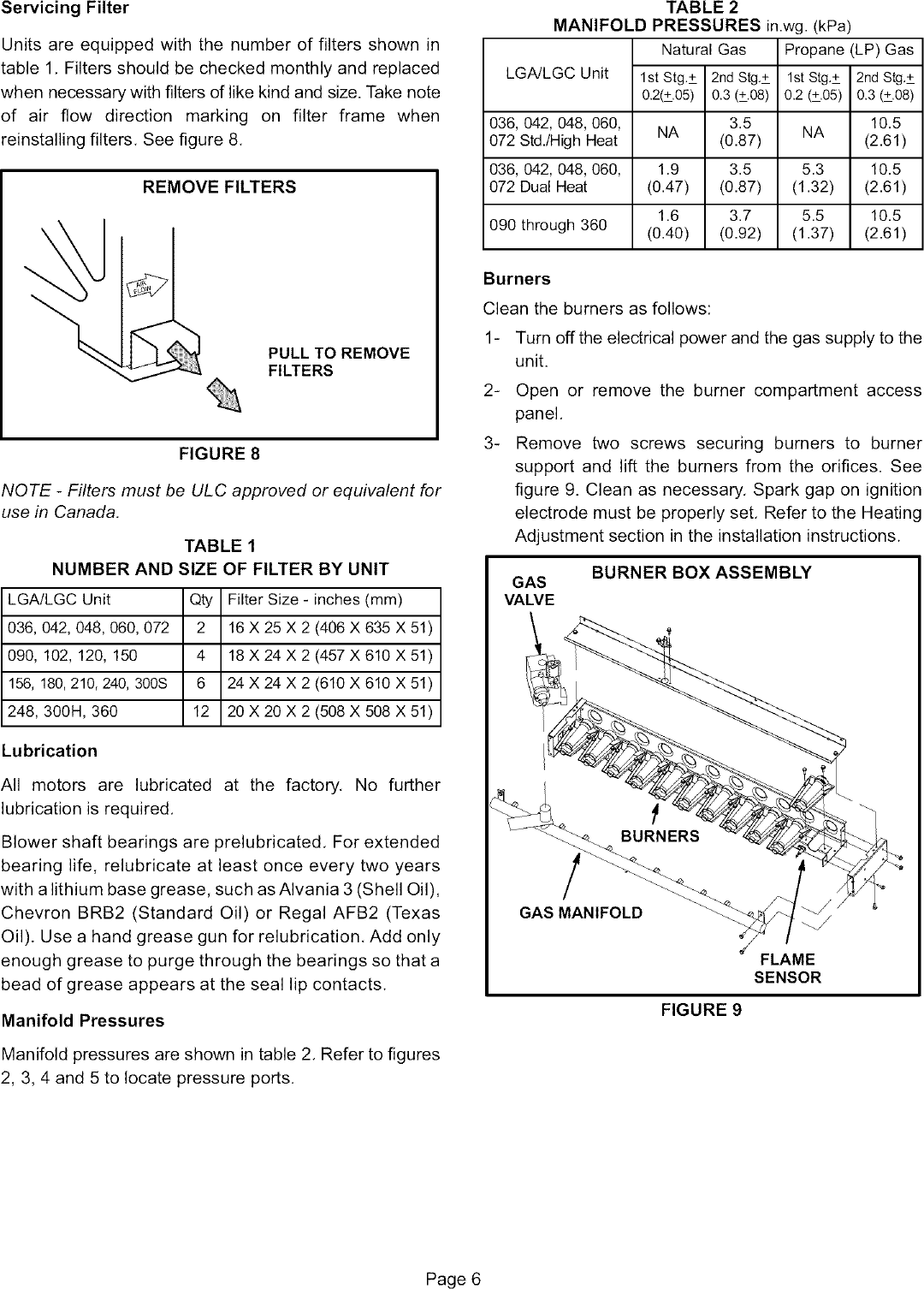 Page 7 of 8 - LENNOX  Package Units(both Units Combined) Manual L0806704