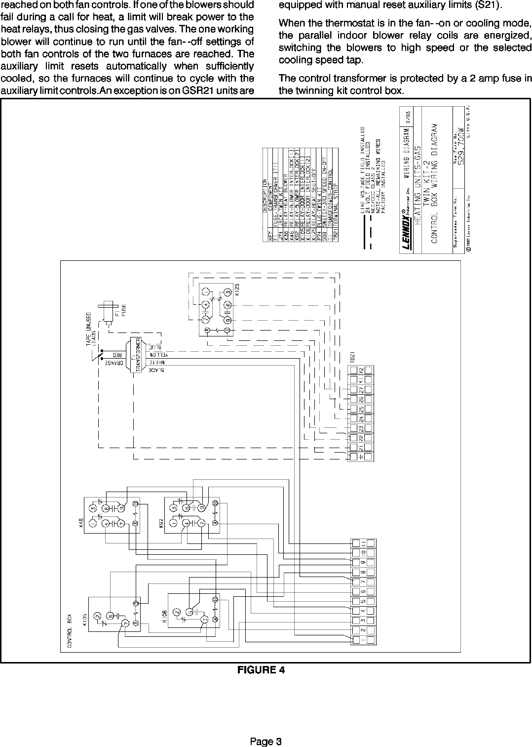 Page 3 of 9 - LENNOX  Furnace/Heater, Gas Manual L0806829