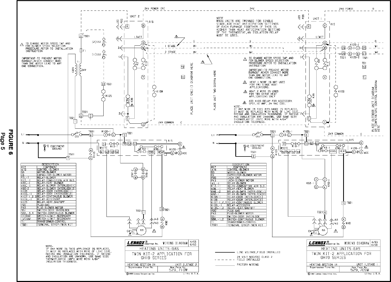 Page 5 of 9 - LENNOX  Furnace/Heater, Gas Manual L0806829