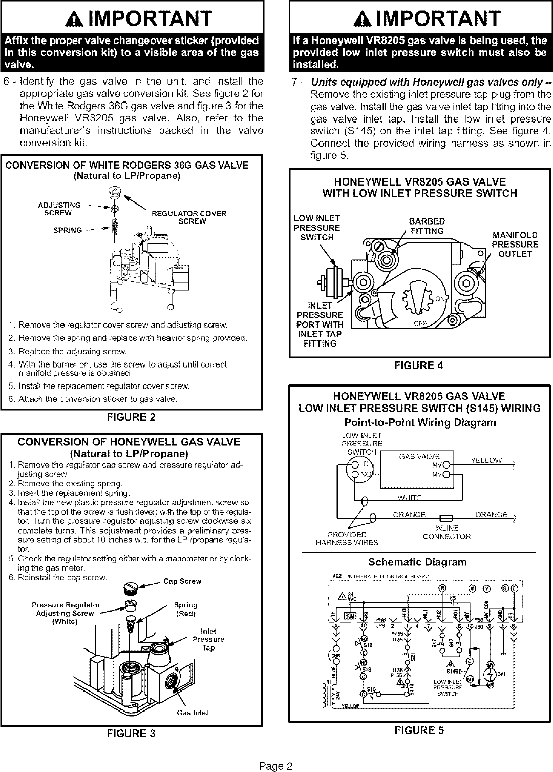 Page 2 of 5 - LENNOX  Furnace/Heater, Gas Manual L08A6037