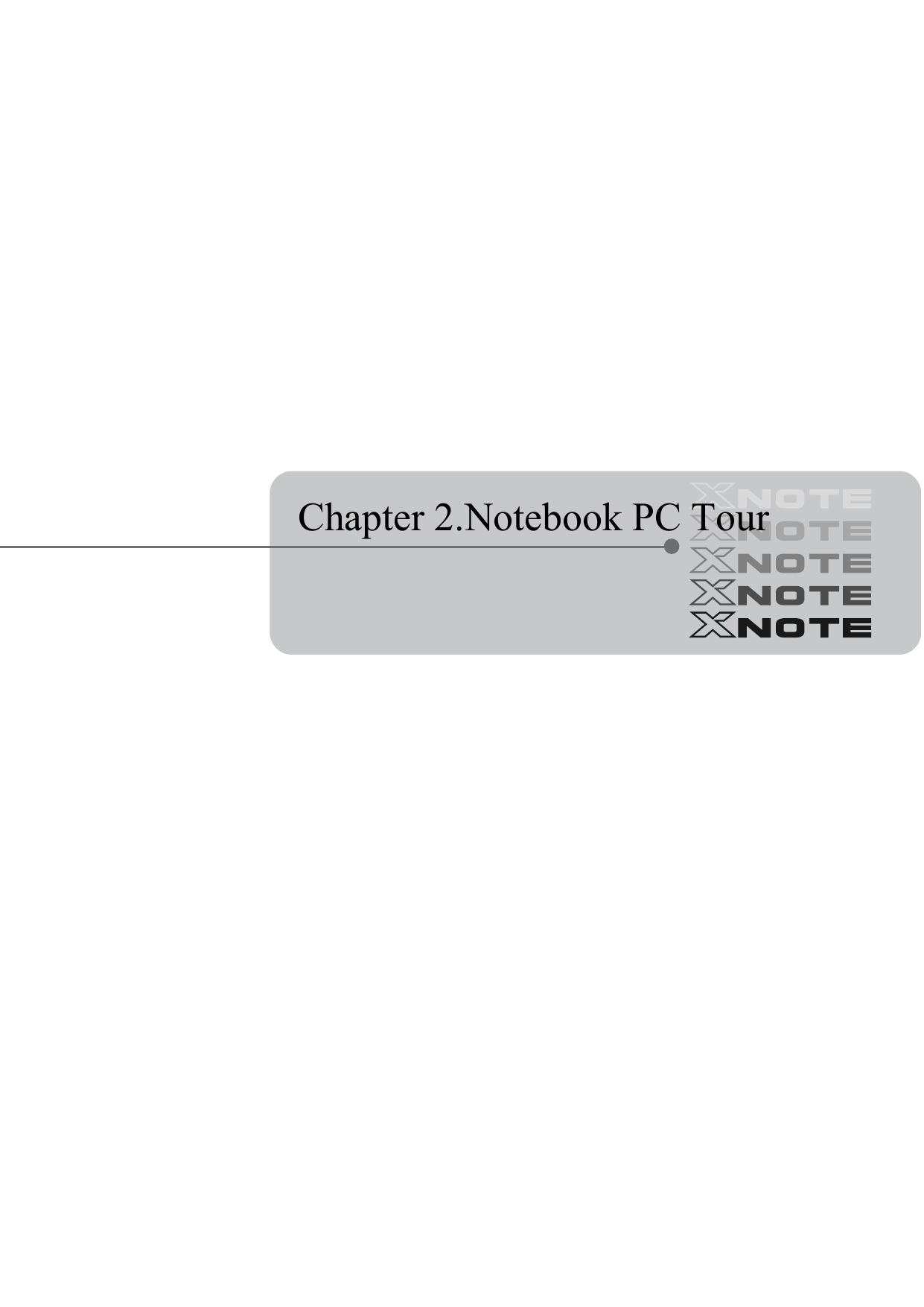  Chapter 2.Notebook PC Tour