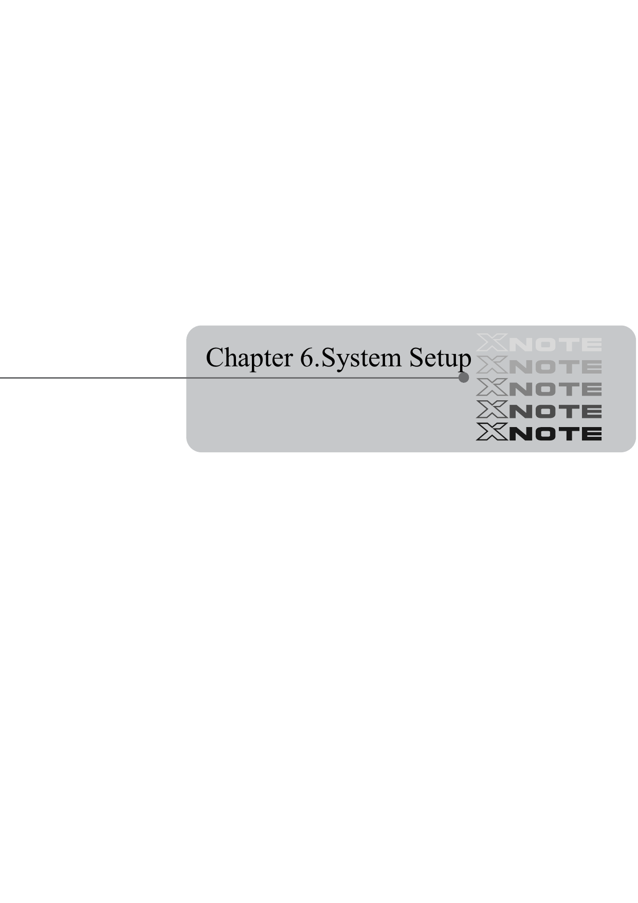  Chapter 6.System Setup