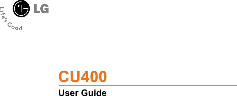 CU400User Guide