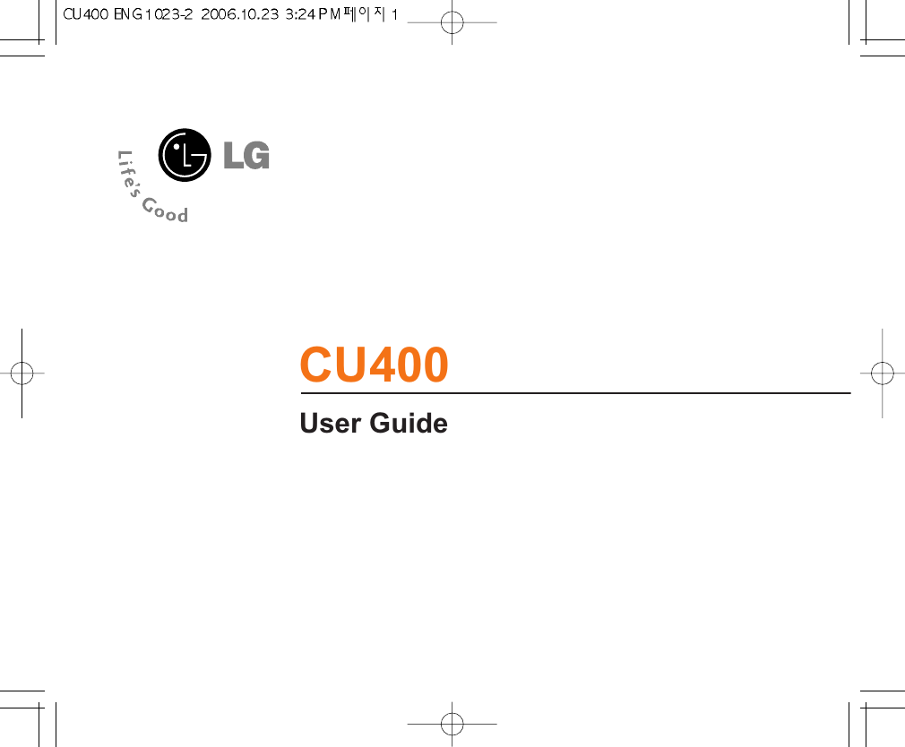 CU400User Guide