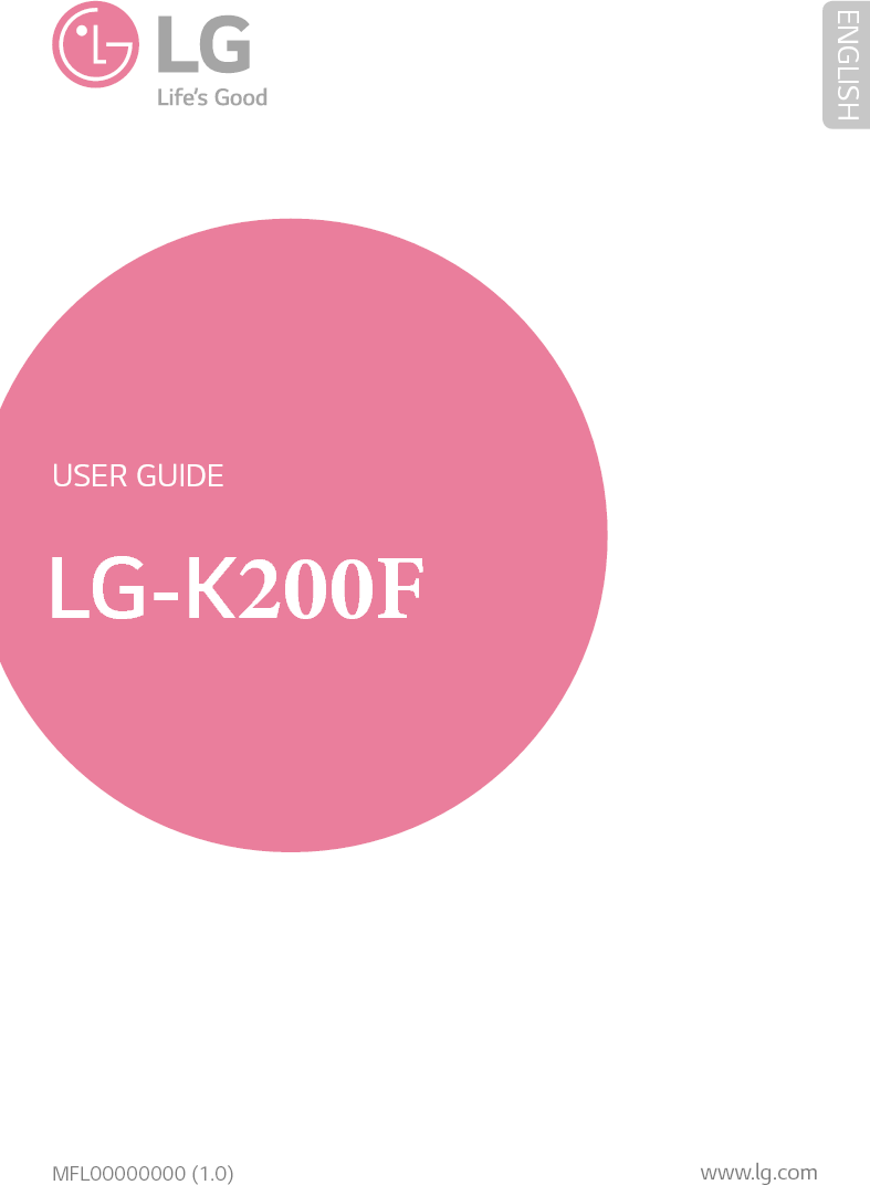 www.lg.comMFL00000000 (1.0)ENGLISHUSER GUIDELG-K200F