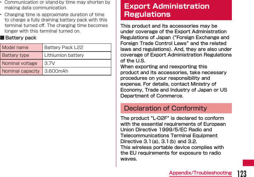 123  󰮏     Export Administration Regulations