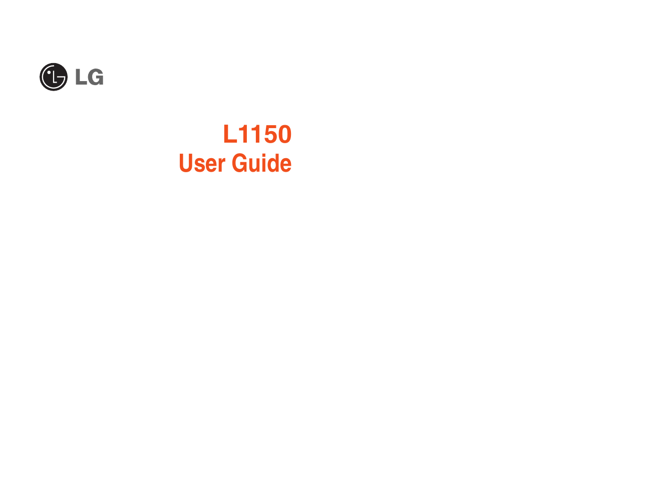 L1150User Guide