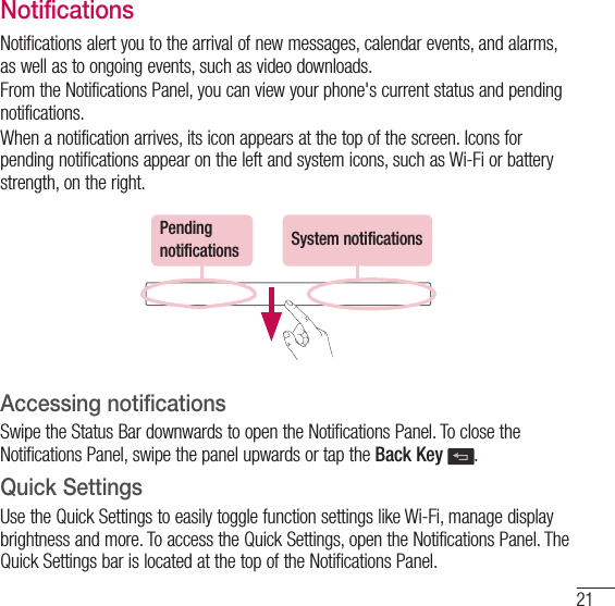 Page 22 of LG Electronics USA L16C Cellular/PCS CDMA Phone with WLAN and Bluetooth User Manual