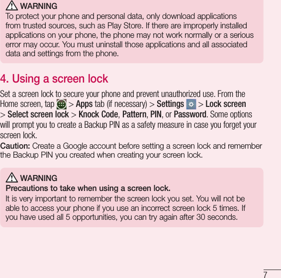 Page 8 of LG Electronics USA L16C Cellular/PCS CDMA Phone with WLAN and Bluetooth User Manual