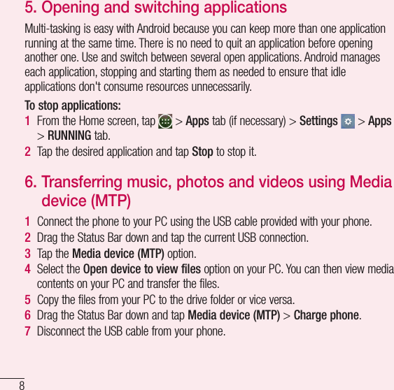 Page 9 of LG Electronics USA L16C Cellular/PCS CDMA Phone with WLAN and Bluetooth User Manual