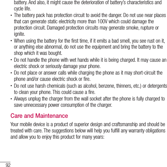 Page 93 of LG Electronics USA L16C Cellular/PCS CDMA Phone with WLAN and Bluetooth User Manual
