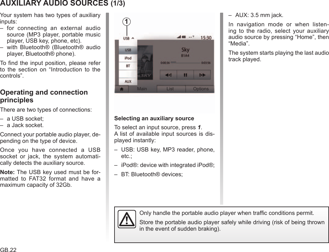 Page 22 of LG Electronics USA LAN5800WR1 RADIO - CAR User Manual 