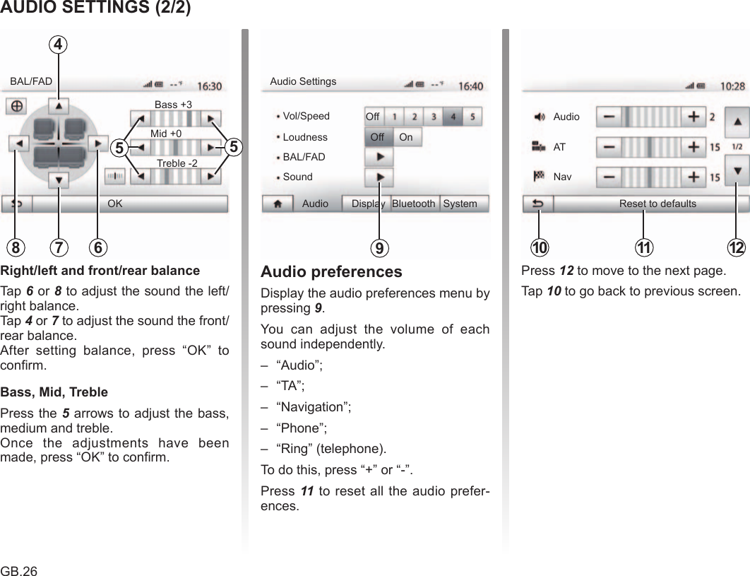 Page 26 of LG Electronics USA LAN5800WR1 RADIO - CAR User Manual 