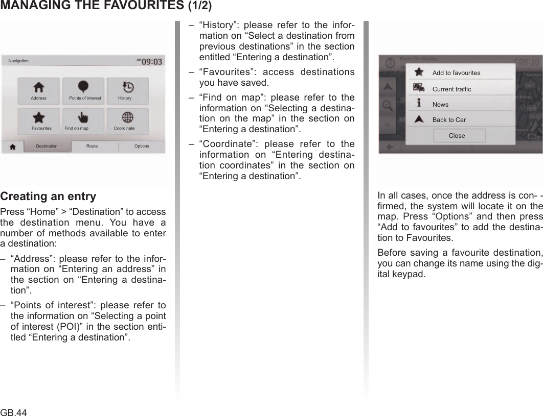 Page 44 of LG Electronics USA LAN5800WR1 RADIO - CAR User Manual 