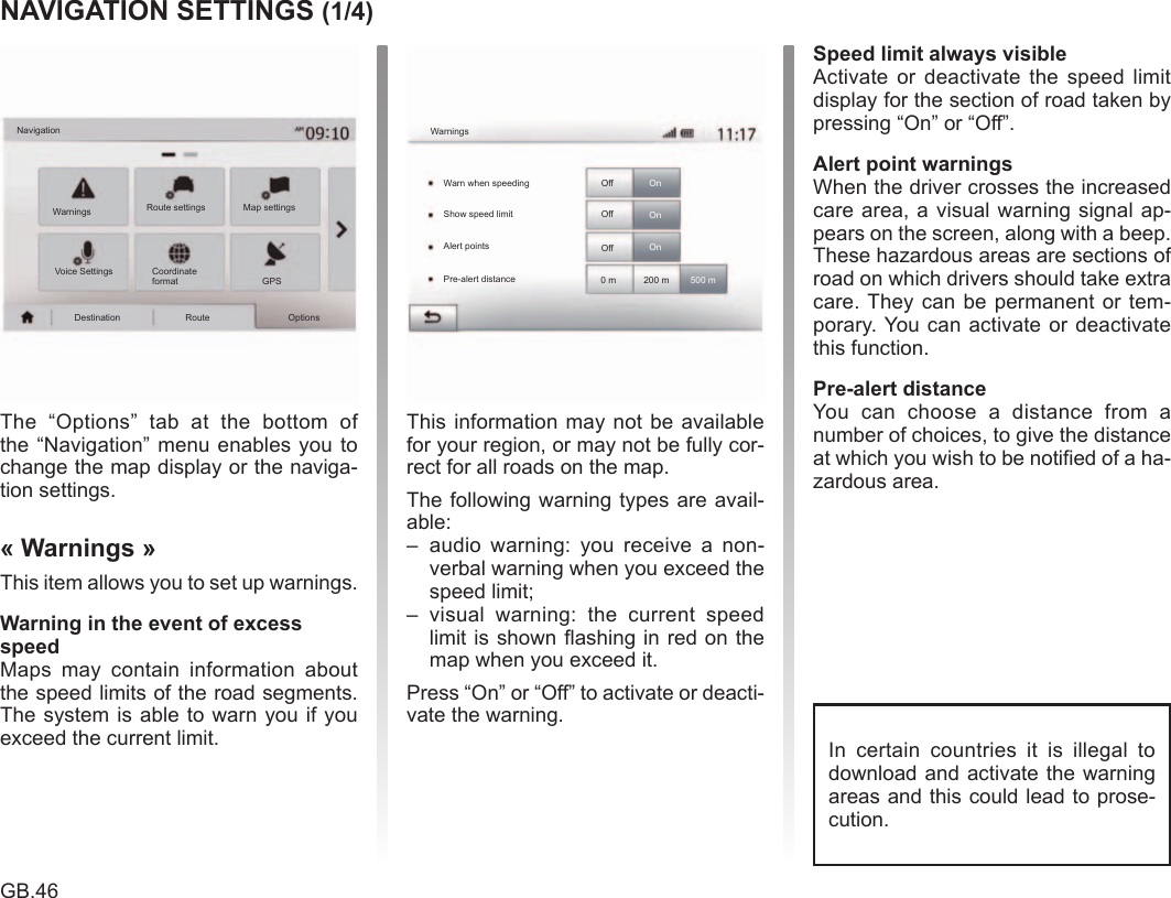 Page 46 of LG Electronics USA LAN5800WR1 RADIO - CAR User Manual 