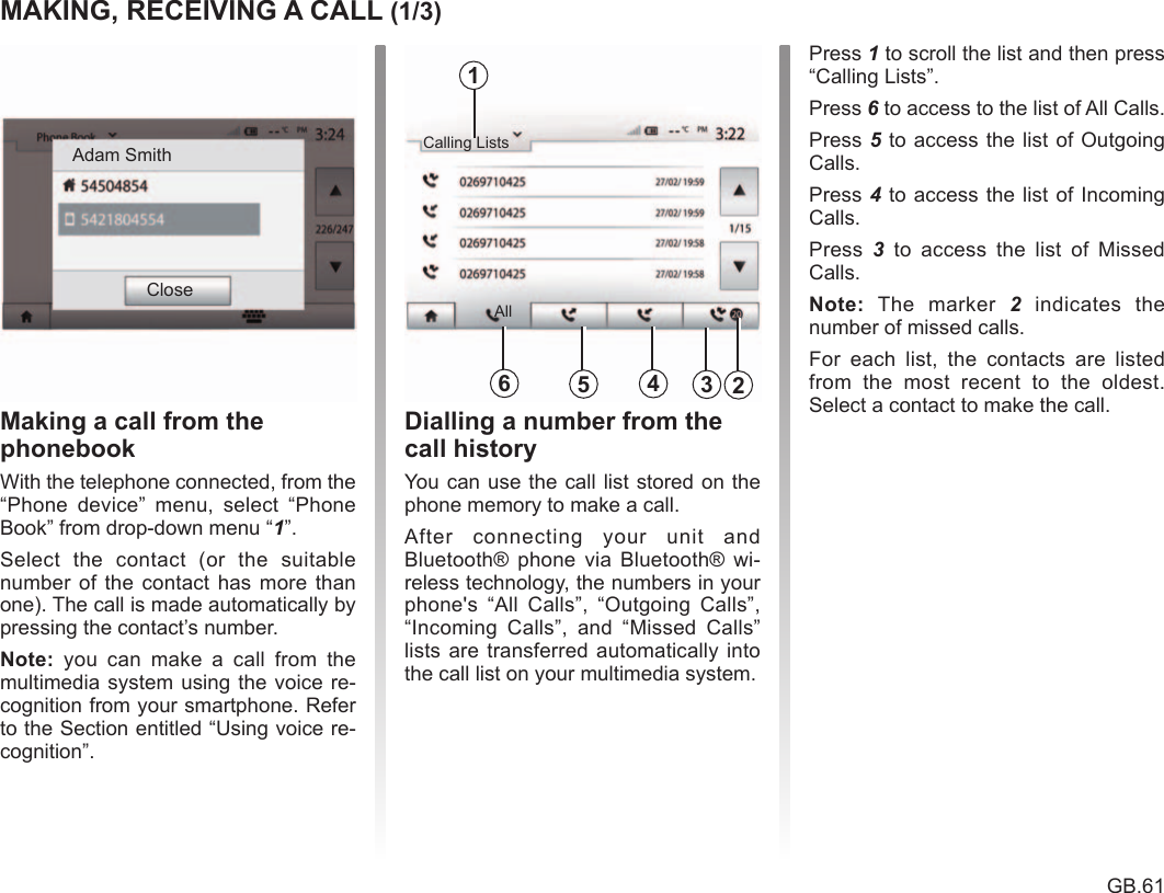 Page 61 of LG Electronics USA LAN5800WR1 RADIO - CAR User Manual 