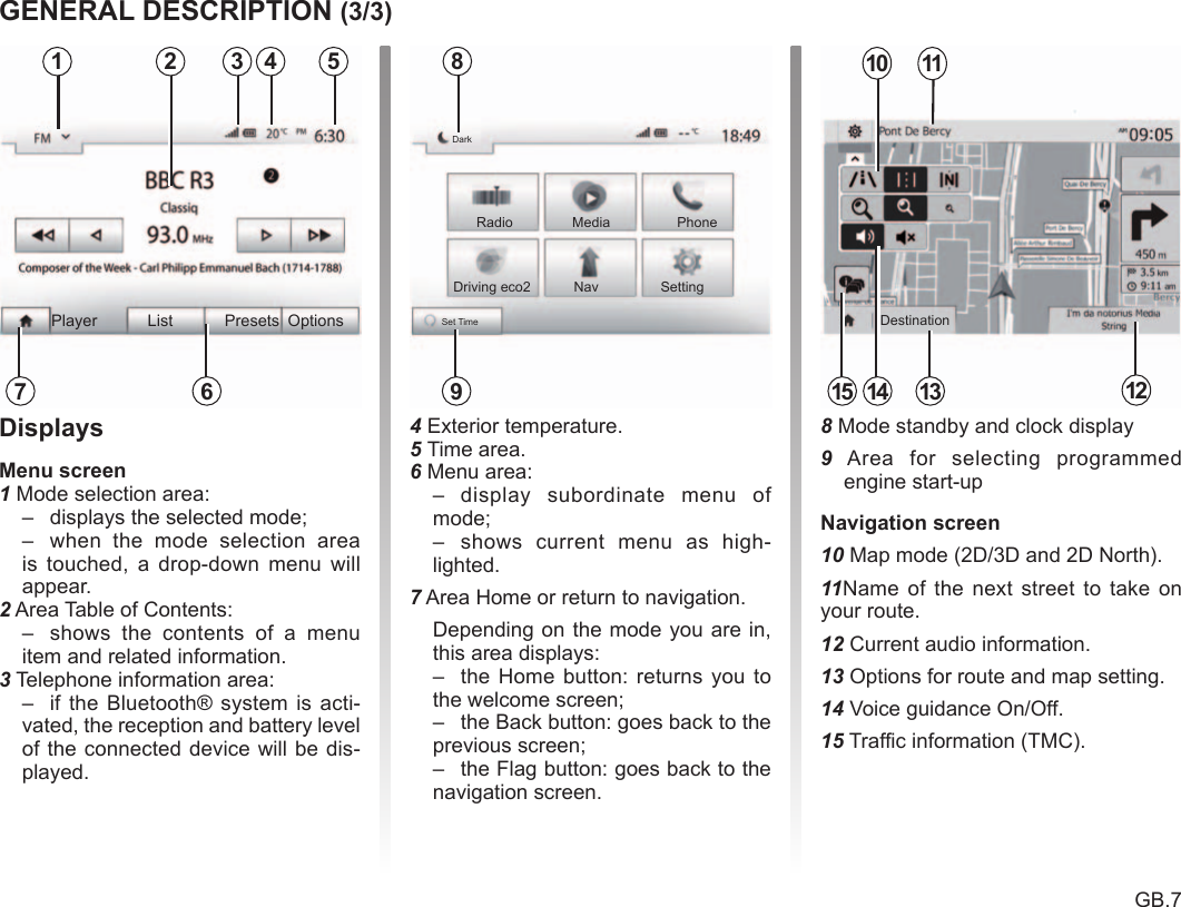 Page 7 of LG Electronics USA LAN5800WR1 RADIO - CAR User Manual 