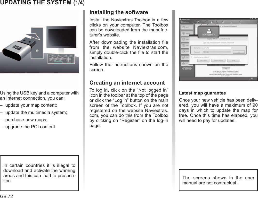 Page 72 of LG Electronics USA LAN5800WR1 RADIO - CAR User Manual 