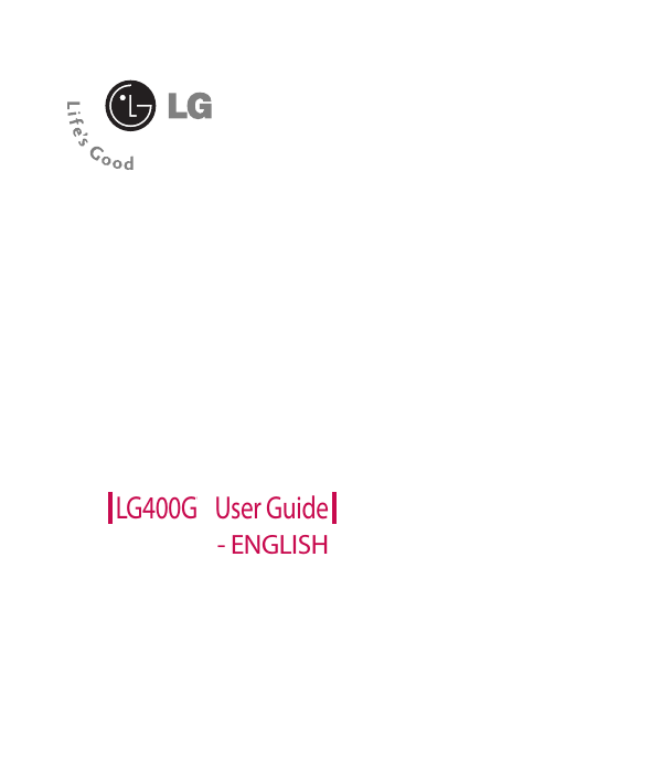 LG400GT User Guide- ENGLISH