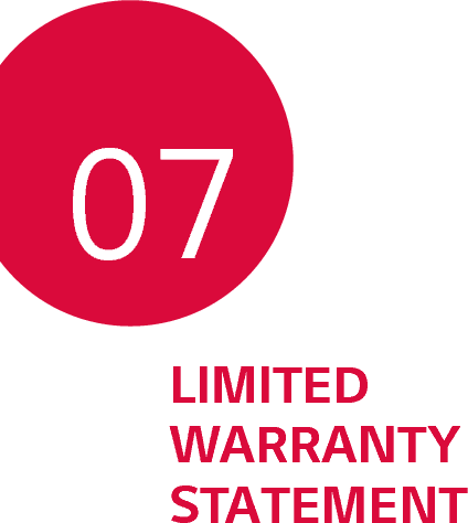 LIMITED WARRANTY STATEMENT07