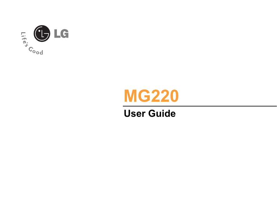 MG220User Guide