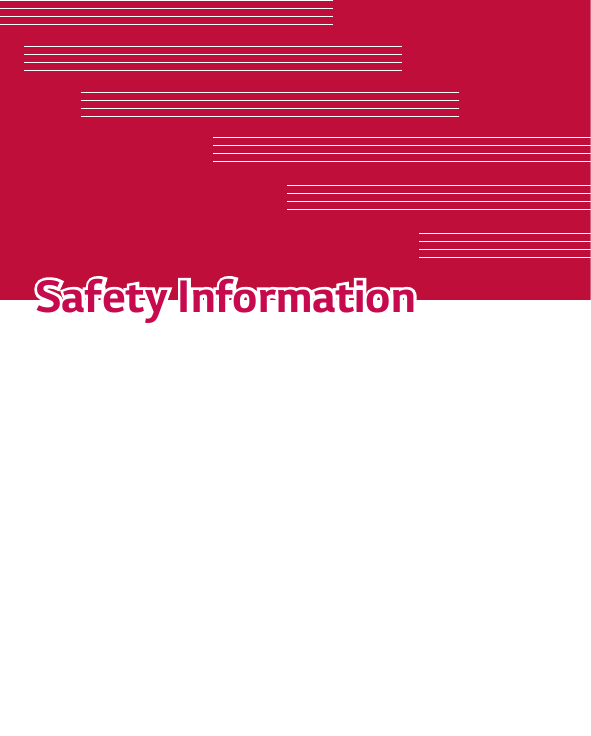 Safety InformationSafety Information