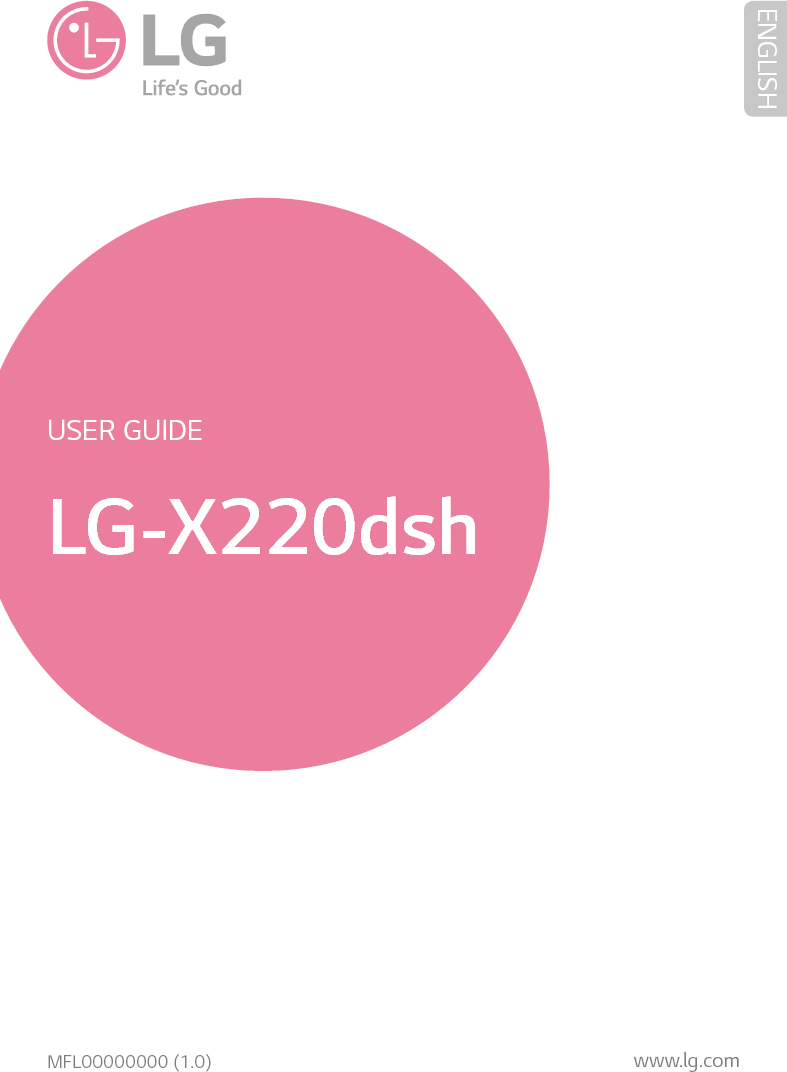 www.lg.comMFL00000000 (1.0)USER GUIDELG-X220dshENGLISH