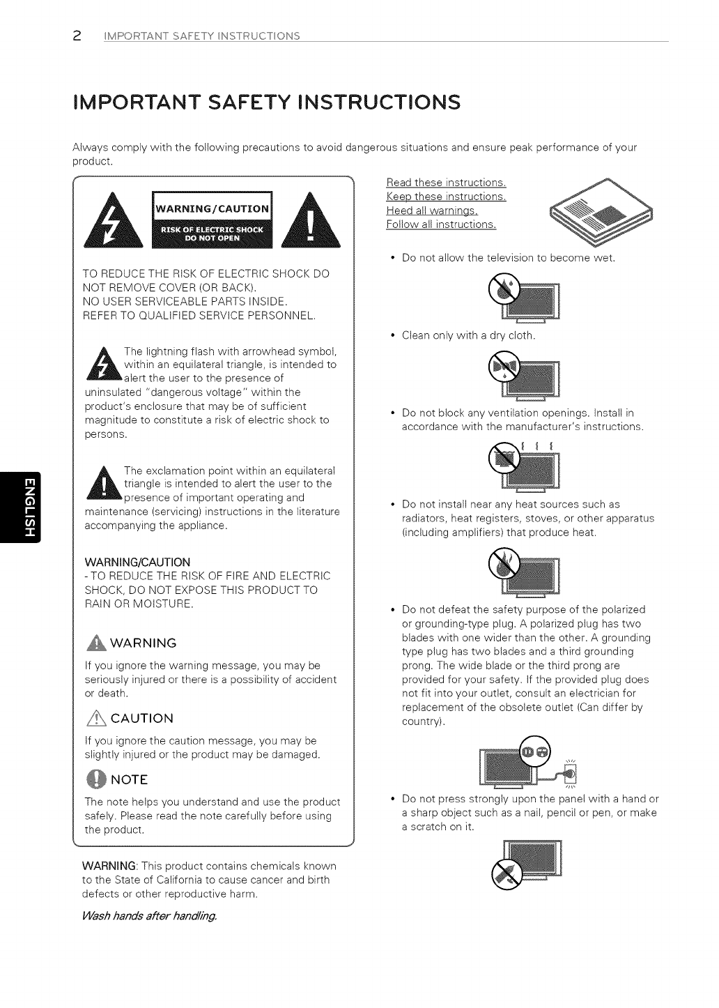 LG 47LN5200 User Manual LED TV Manuals And Guides 1309190L