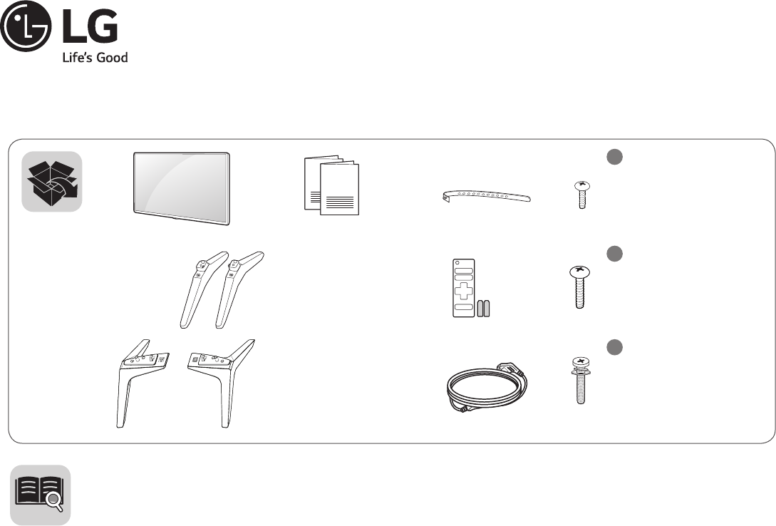 LG 49UJ6300 User Manual Owner's MFL69673602 1.3 MFL69673502 RS