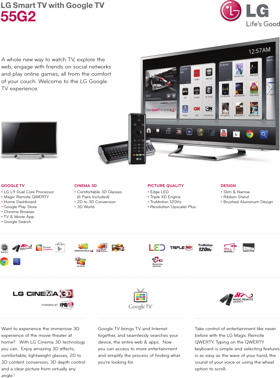 Page 1 of 2 - LG 55G2 User Manual Specification 2012-HE-LCD-55G2
