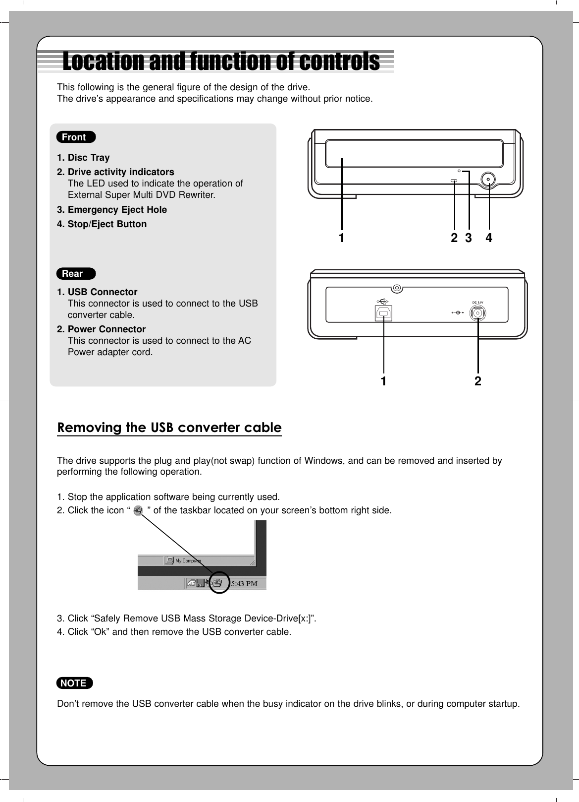 Page 2 of 4 - LG GE20LU11 GE20_QSG_1006V User Manual Owner's
