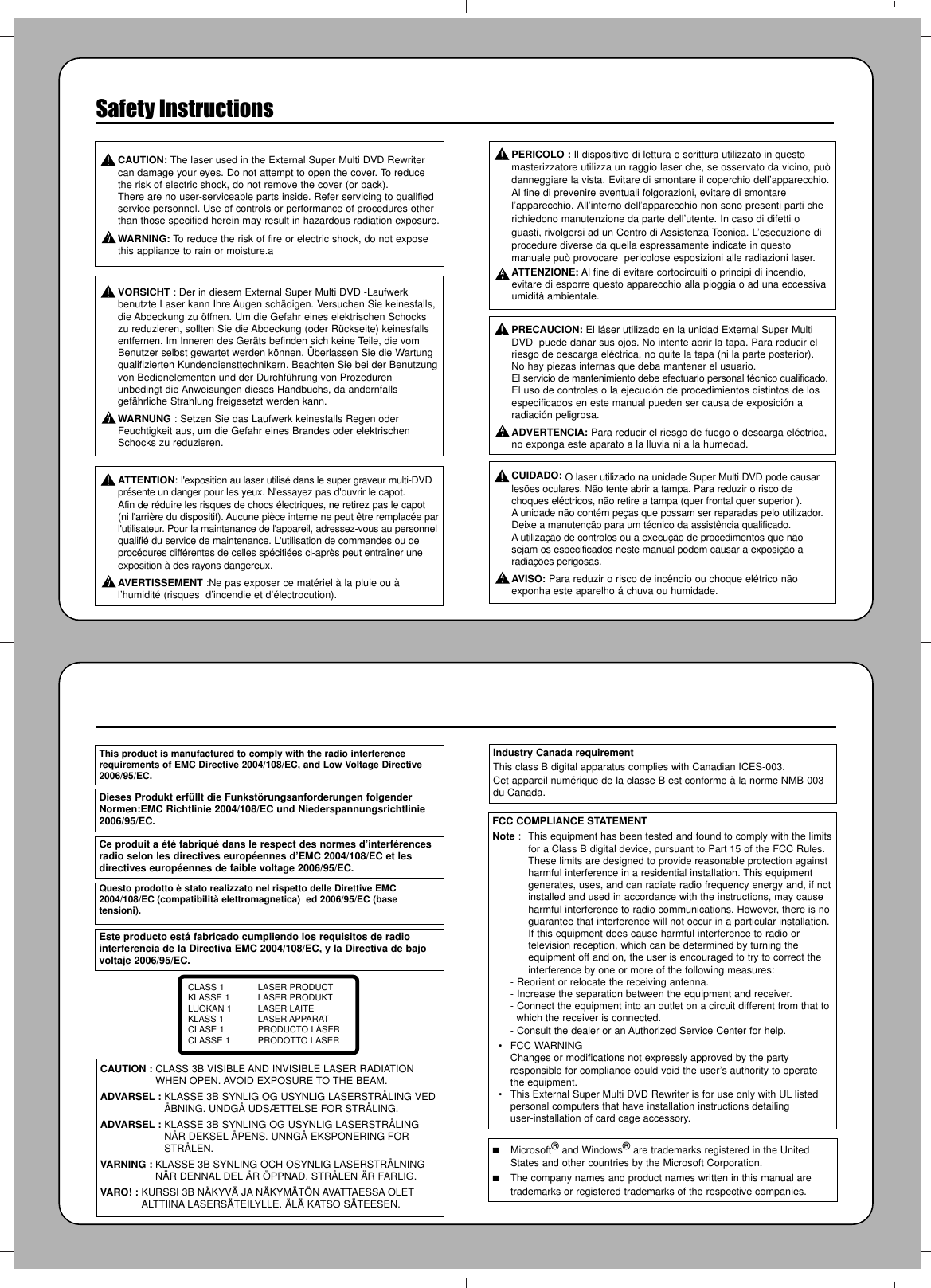 Page 4 of 4 - LG GE20LU11 GE20_QSG_1006V User Manual Owner's