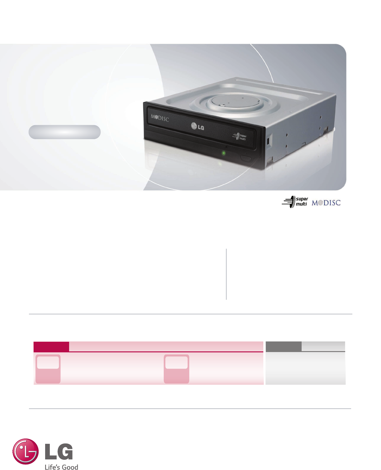Lg Gh24nsb0 User Manual Specification Data Storage Spec Pr