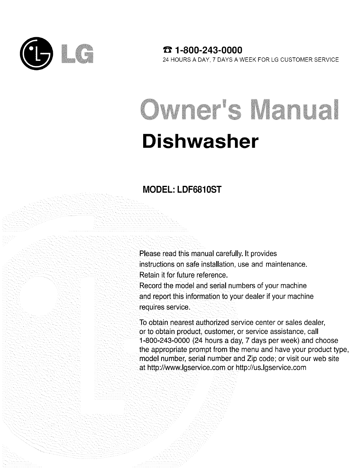 ... Array - lg dishwasher manual l0703273 rh usermanual wiki ...