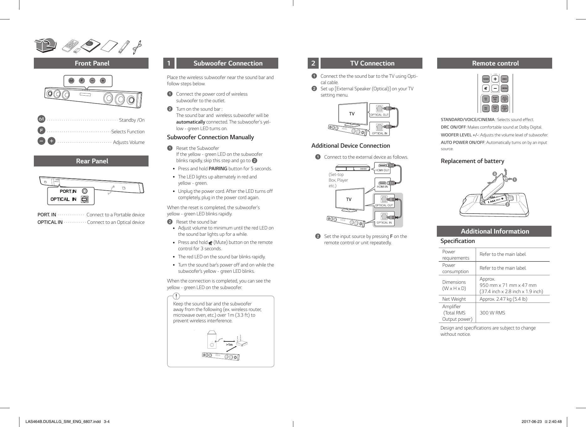 lg las475b