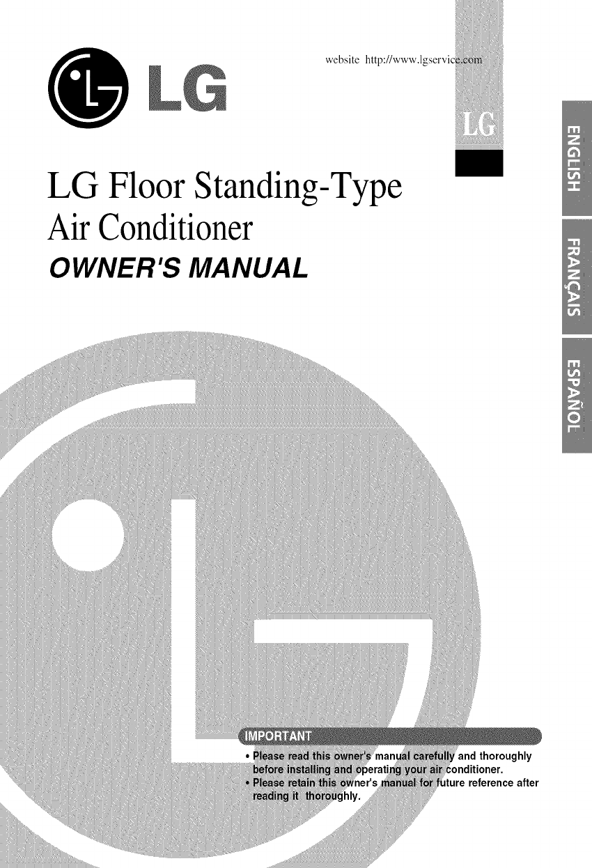 Lg Lf480ce User Manual Room A C Manuals And Guides 1006410l