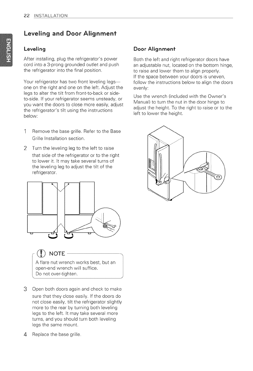 LG LFX28968ST/04 User Manual REFRIGERATOR Manuals And Guides 1508022L