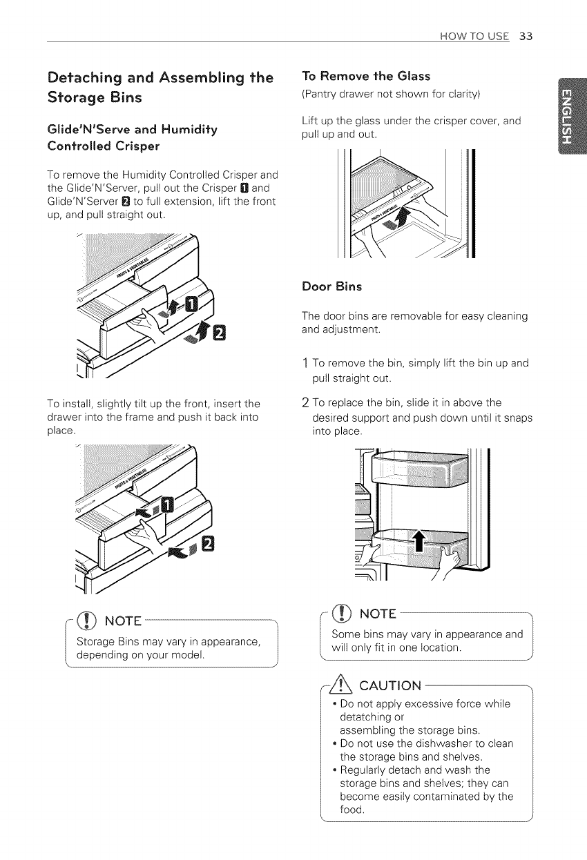 LG LFX28968ST/04 User Manual REFRIGERATOR Manuals And Guides 1508022L